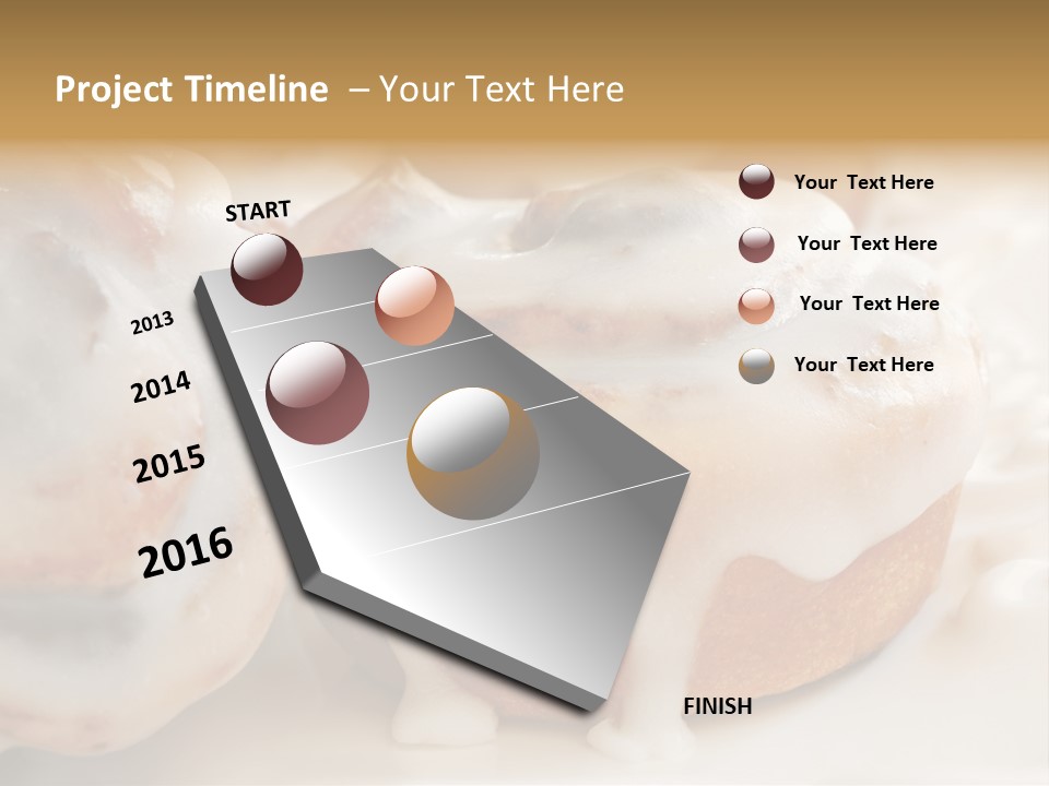 Baked Pastries Glazed PowerPoint Template
