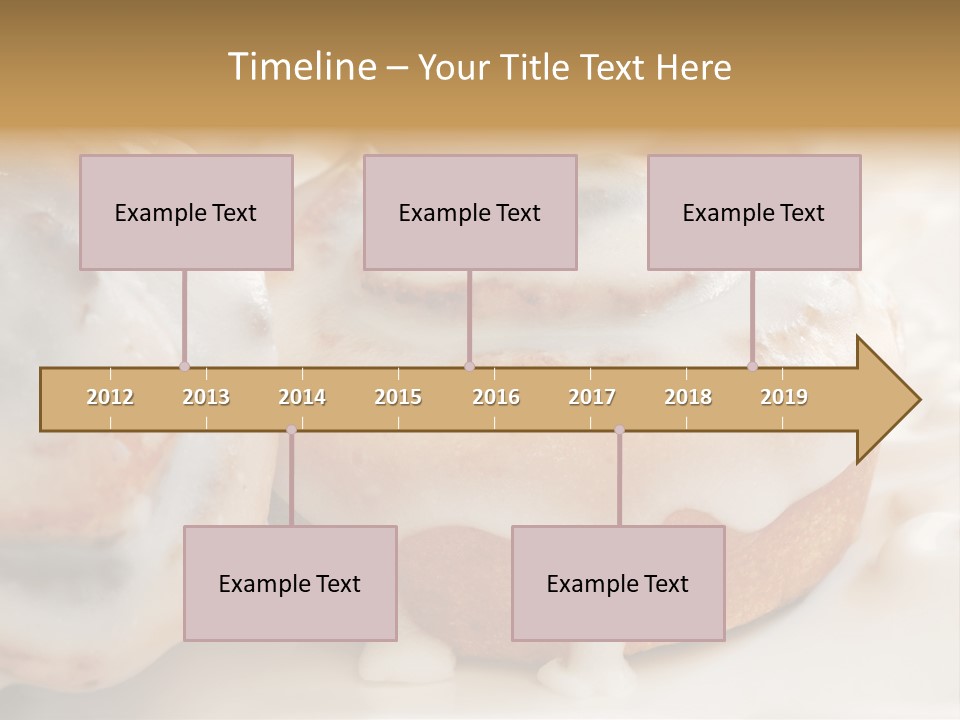 Baked Pastries Glazed PowerPoint Template