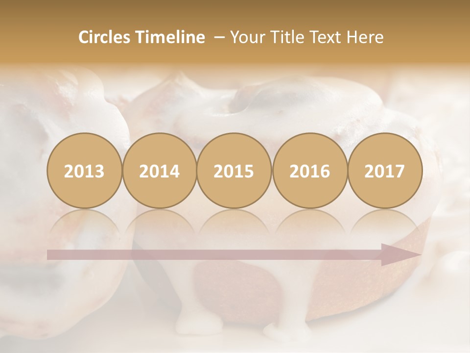 Baked Pastries Glazed PowerPoint Template