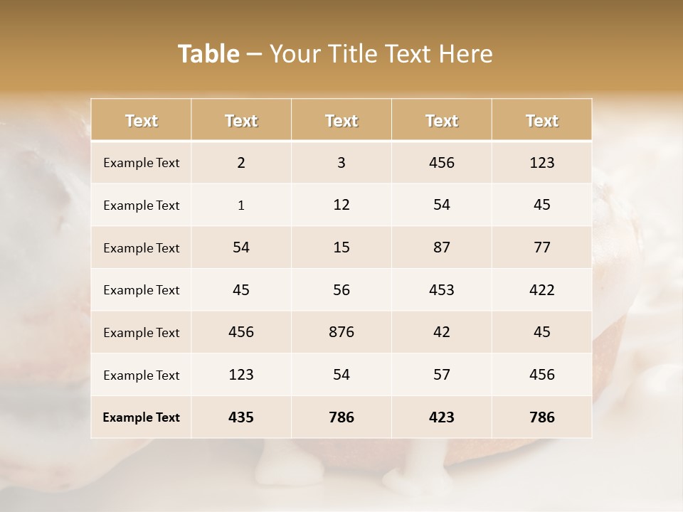 Baked Pastries Glazed PowerPoint Template