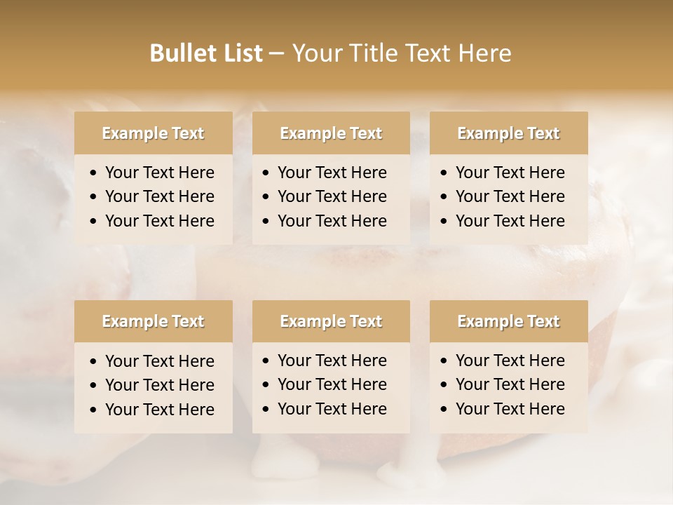 Baked Pastries Glazed PowerPoint Template