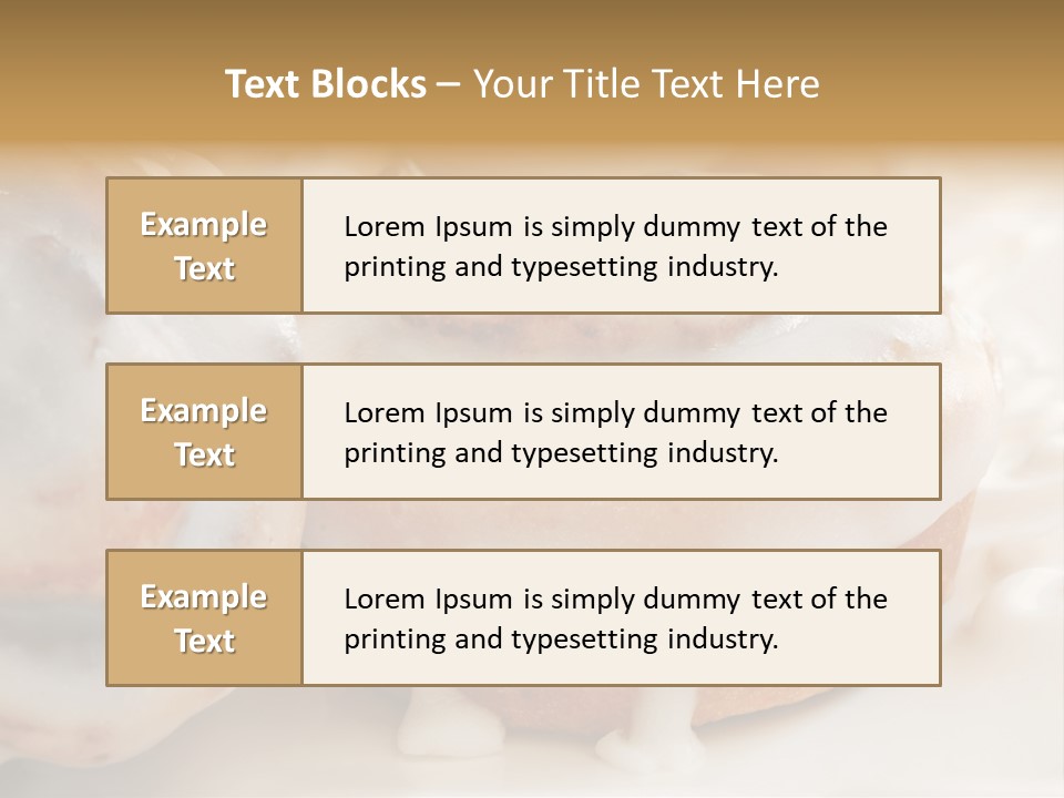 Baked Pastries Glazed PowerPoint Template