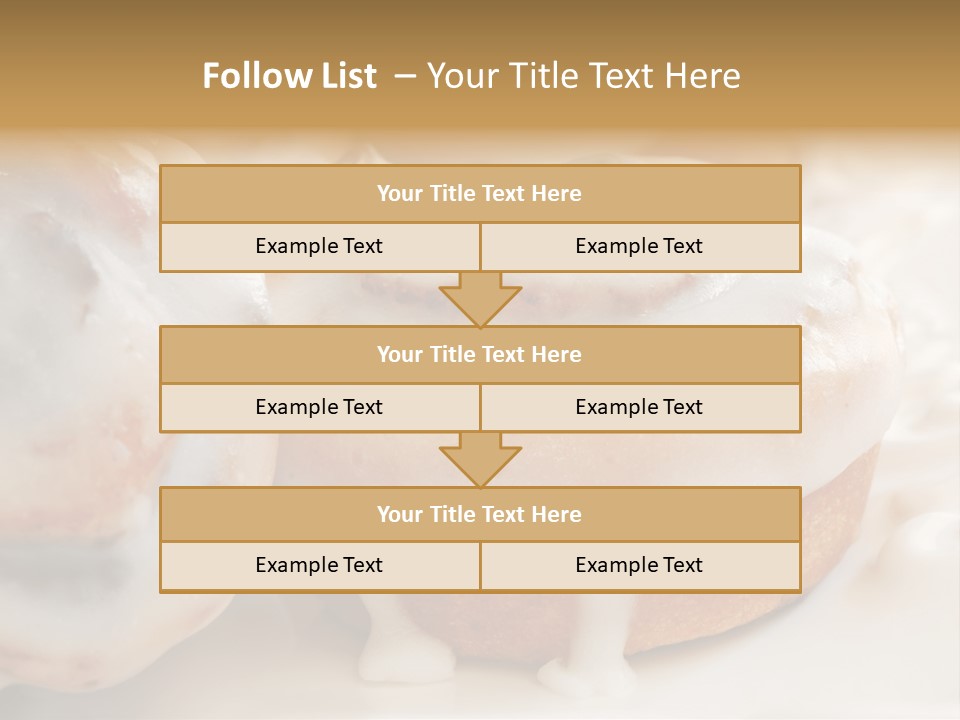 Baked Pastries Glazed PowerPoint Template