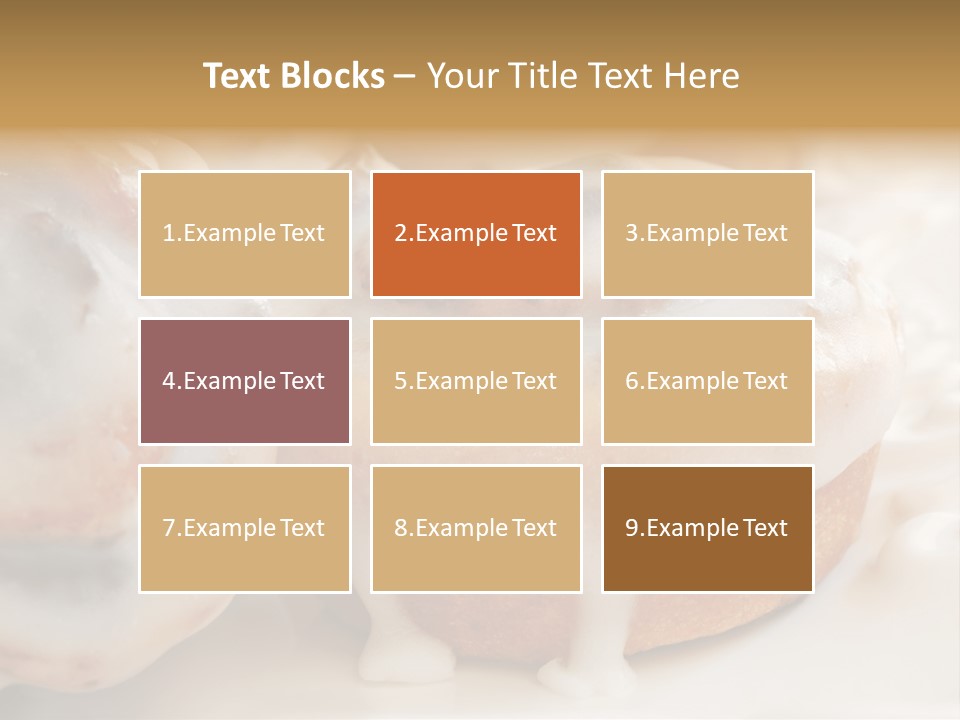 Baked Pastries Glazed PowerPoint Template