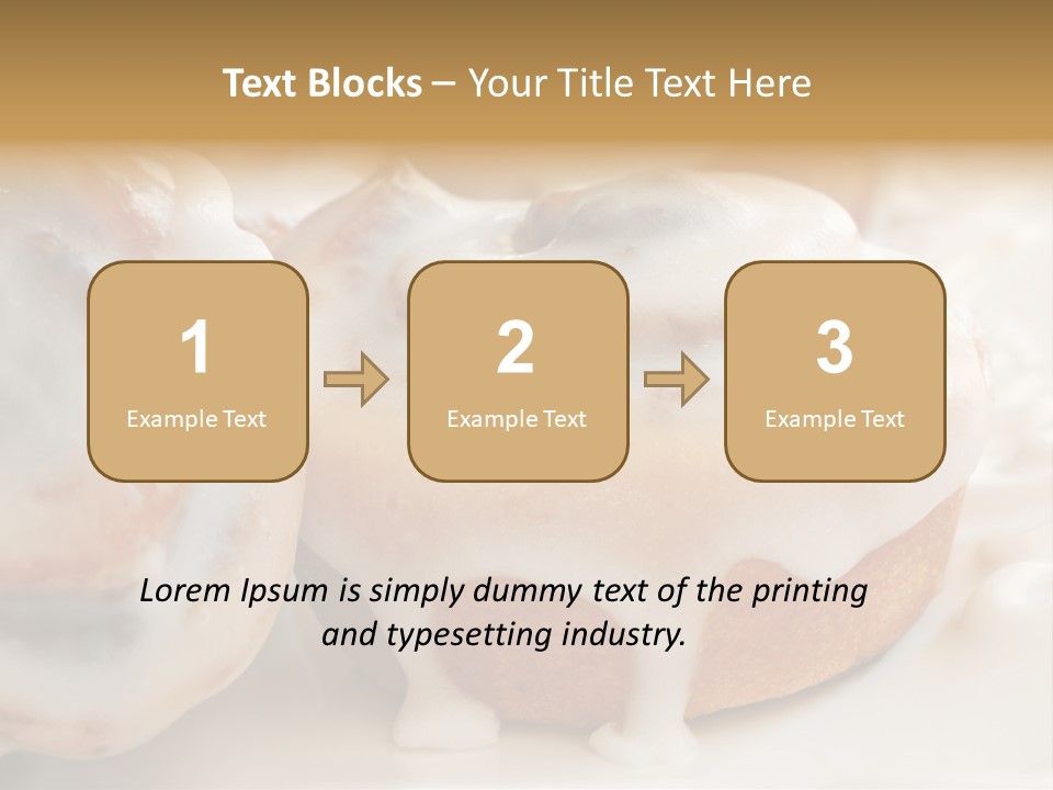 Baked Pastries Glazed PowerPoint Template