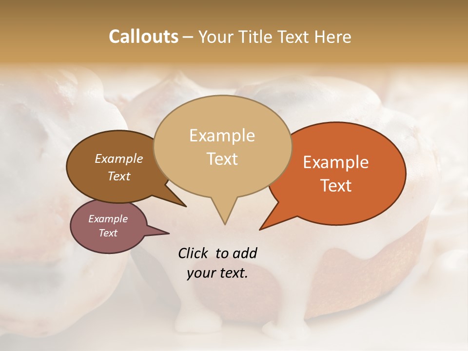 Baked Pastries Glazed PowerPoint Template
