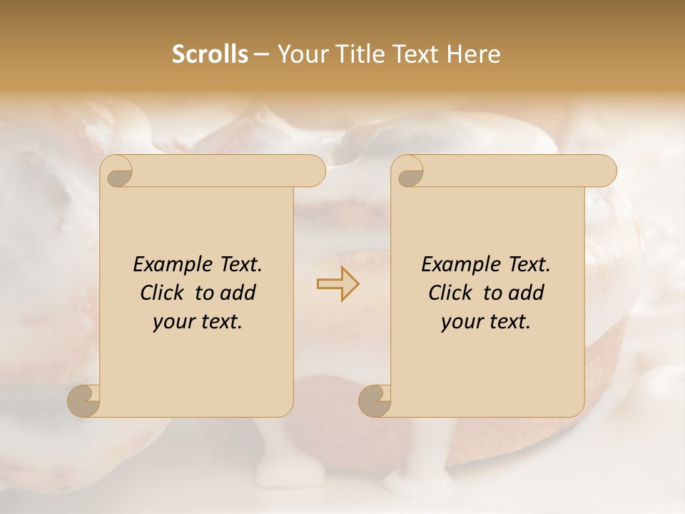 Baked Pastries Glazed PowerPoint Template