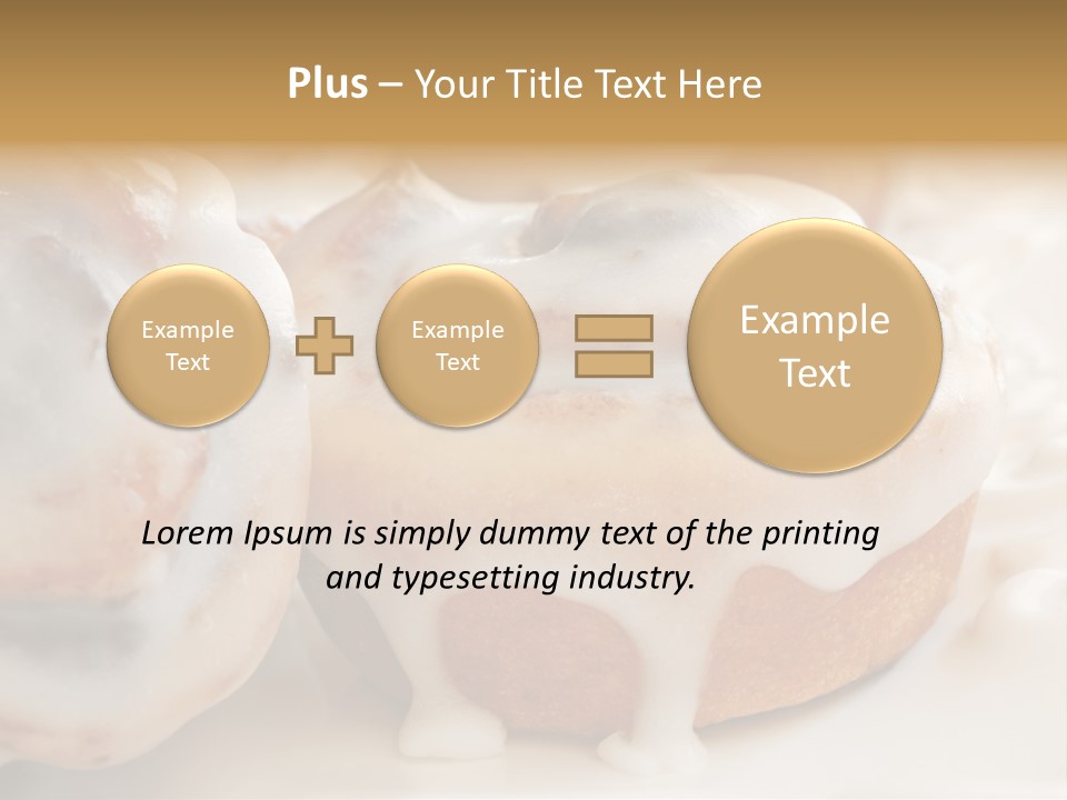Baked Pastries Glazed PowerPoint Template