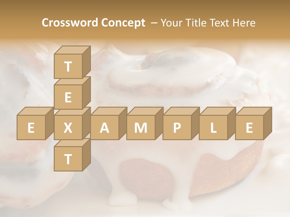 Baked Pastries Glazed PowerPoint Template