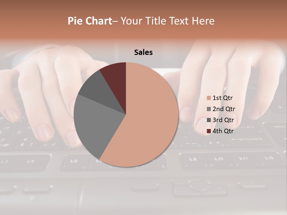 Company Color Hand PowerPoint Template
