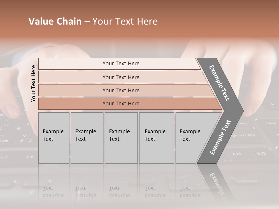 Company Color Hand PowerPoint Template