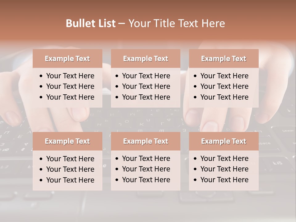 Company Color Hand PowerPoint Template