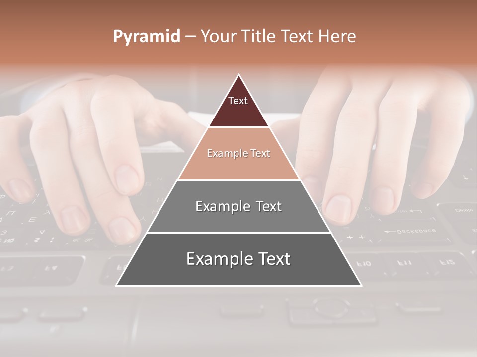 Company Color Hand PowerPoint Template
