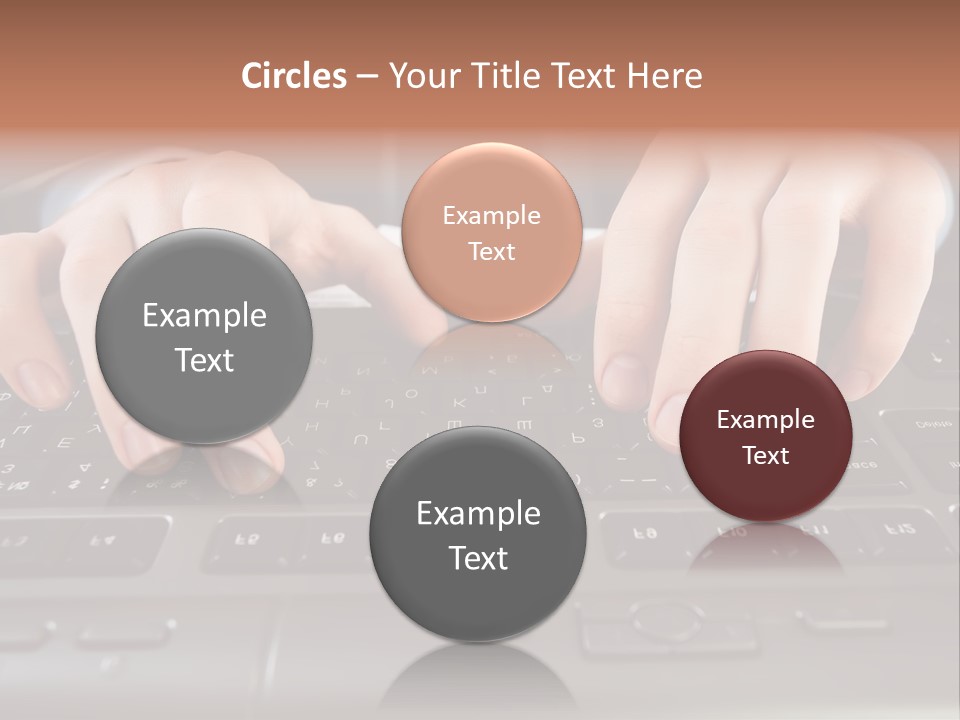 Company Color Hand PowerPoint Template