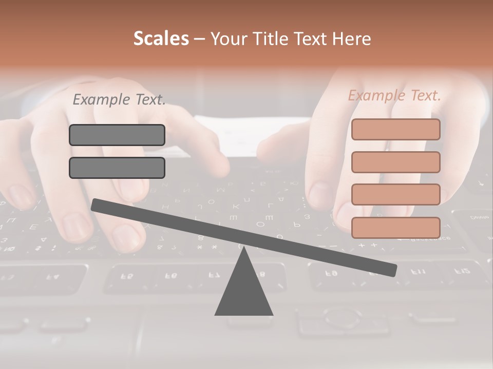 Company Color Hand PowerPoint Template