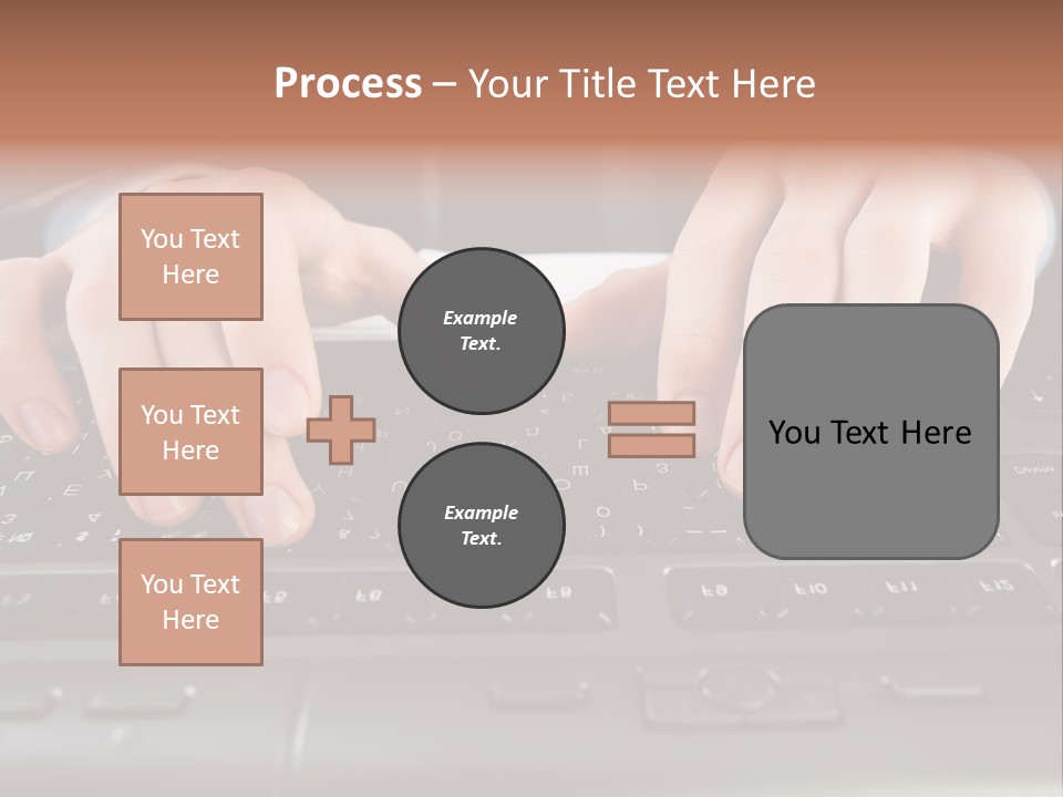 Company Color Hand PowerPoint Template