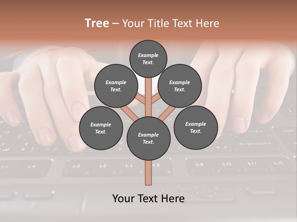 Company Color Hand PowerPoint Template