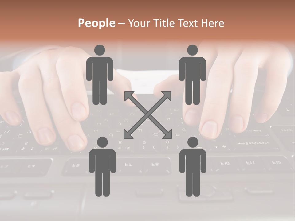 Company Color Hand PowerPoint Template