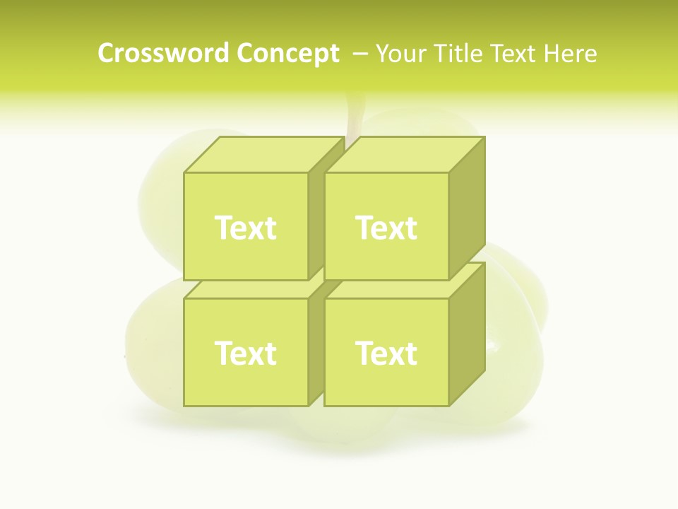 Branch Grape Ingredient PowerPoint Template
