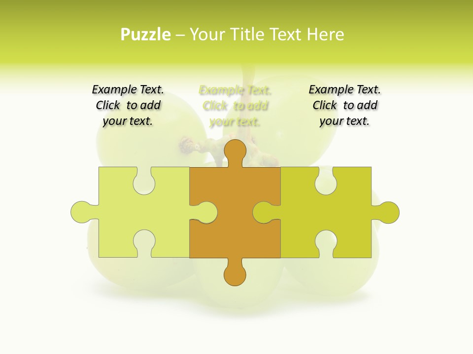 Branch Grape Ingredient PowerPoint Template