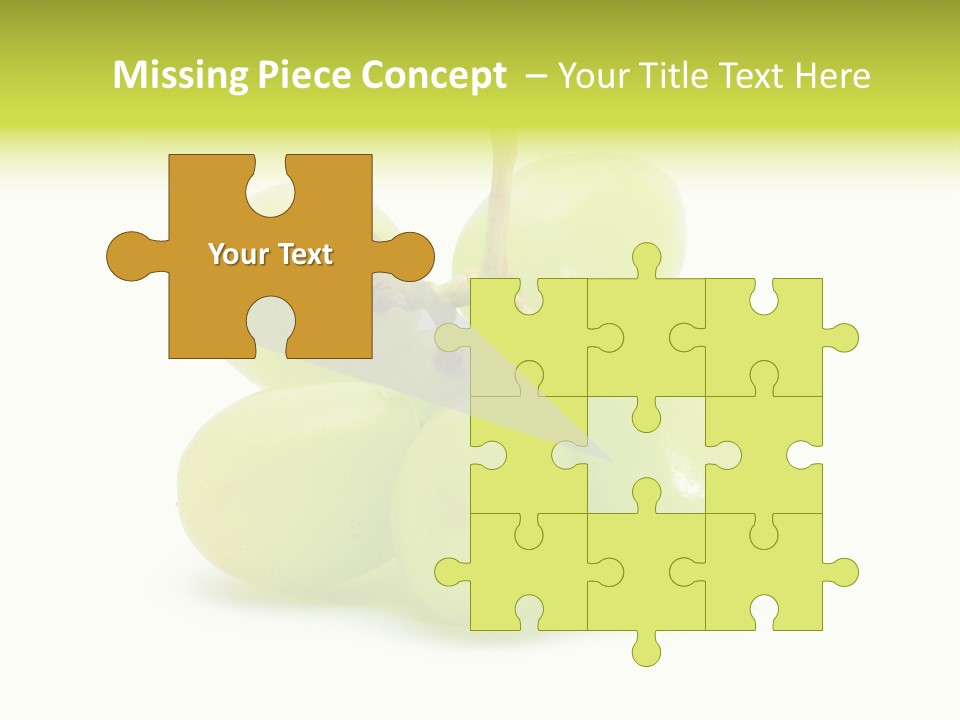 Branch Grape Ingredient PowerPoint Template