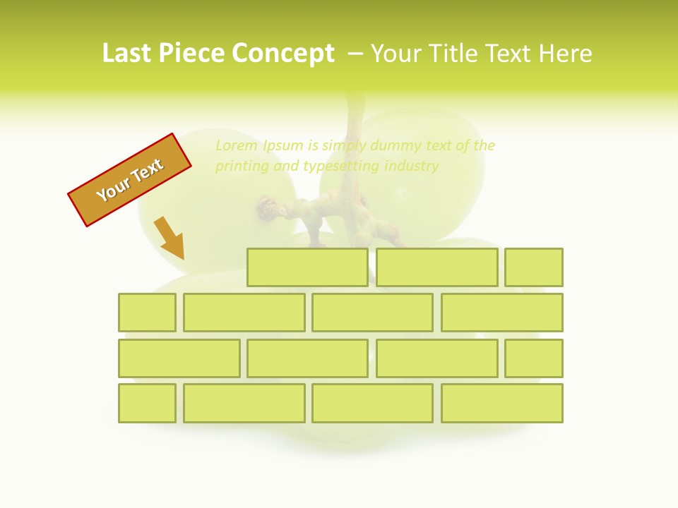 Branch Grape Ingredient PowerPoint Template