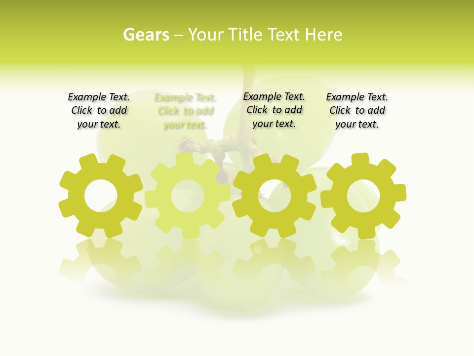 Branch Grape Ingredient PowerPoint Template