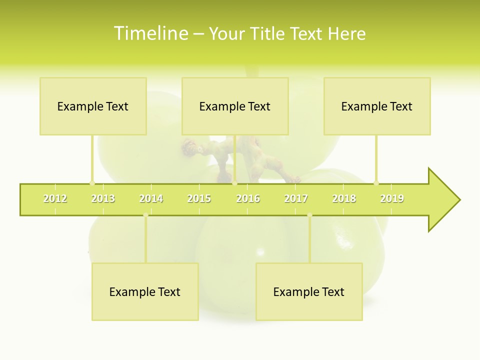 Branch Grape Ingredient PowerPoint Template