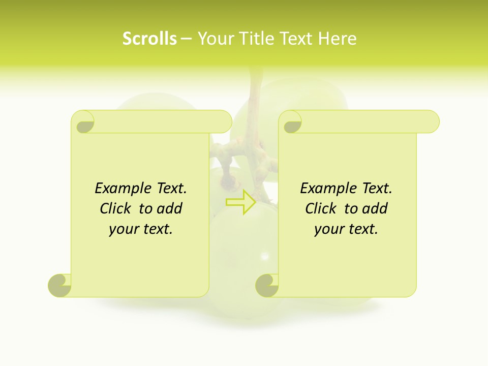 Branch Grape Ingredient PowerPoint Template