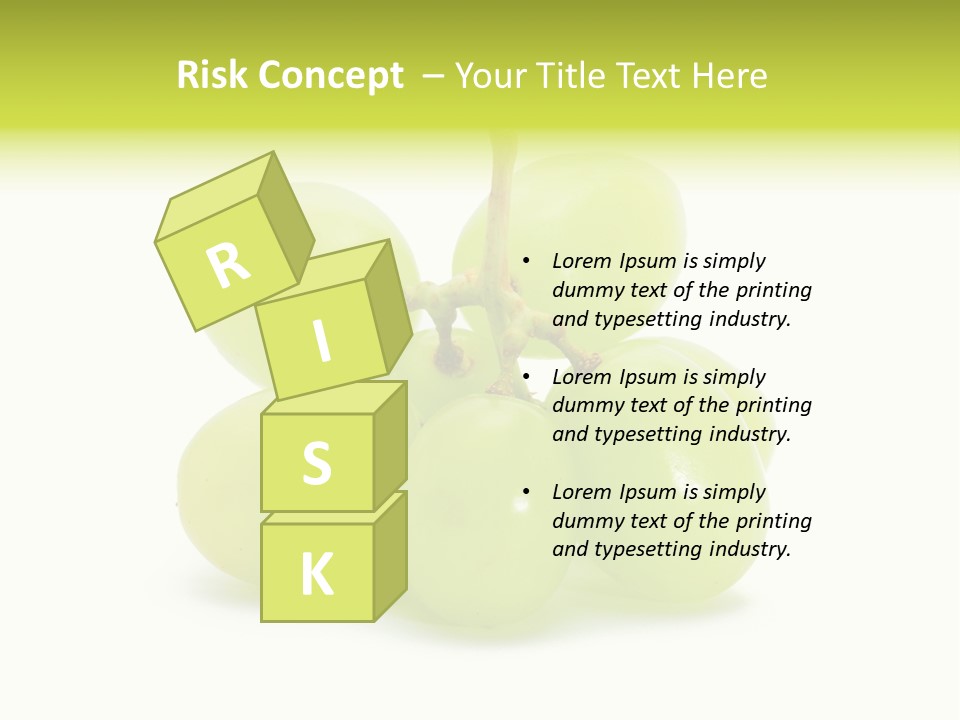 Branch Grape Ingredient PowerPoint Template