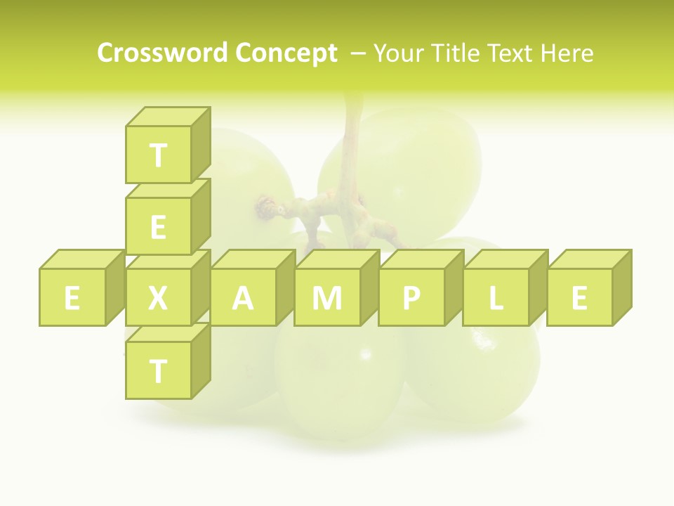 Branch Grape Ingredient PowerPoint Template