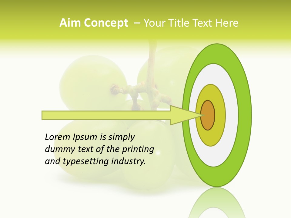 Branch Grape Ingredient PowerPoint Template