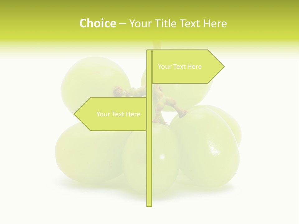 Branch Grape Ingredient PowerPoint Template