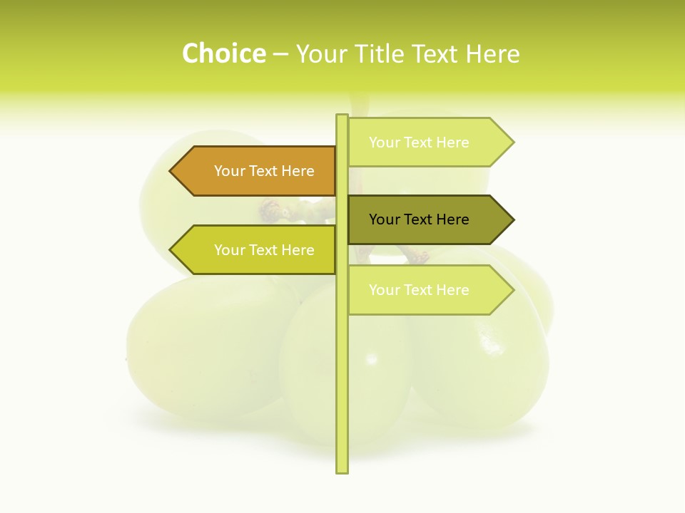 Branch Grape Ingredient PowerPoint Template