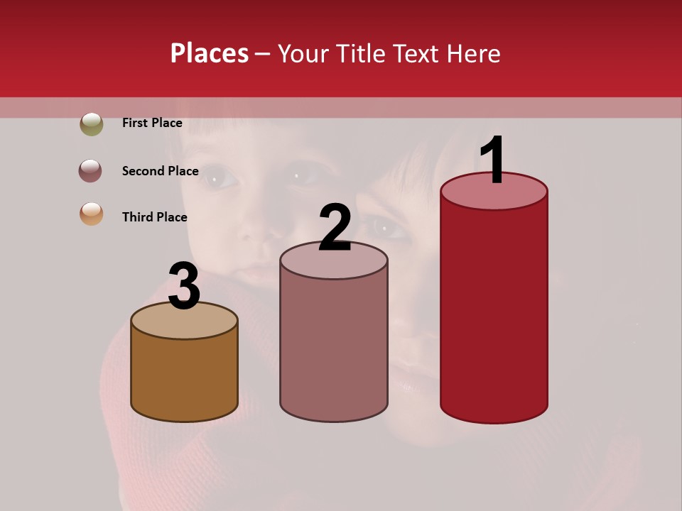 Cute Daughter Pretty PowerPoint Template