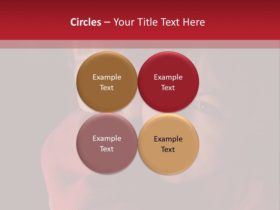 Cute Daughter Pretty PowerPoint Template