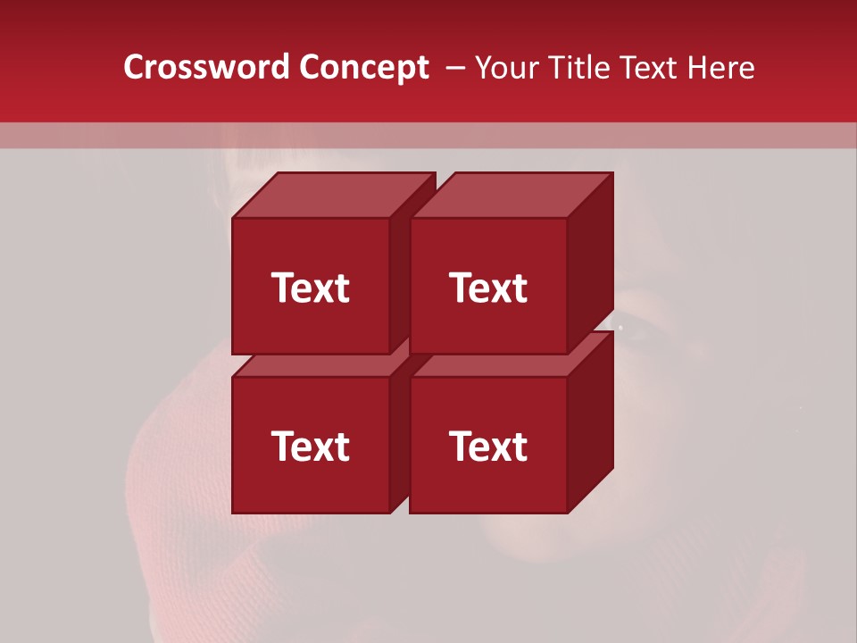 Cute Daughter Pretty PowerPoint Template