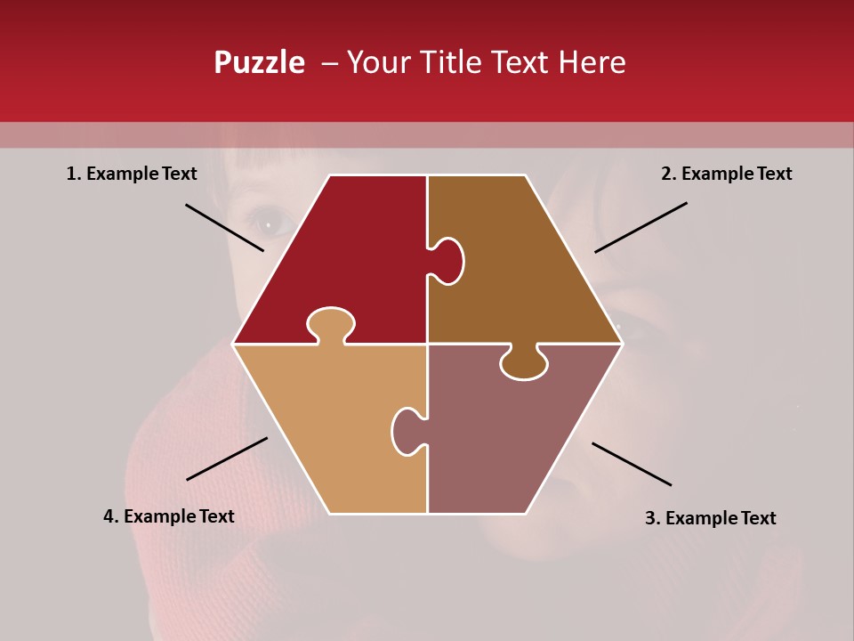 Cute Daughter Pretty PowerPoint Template