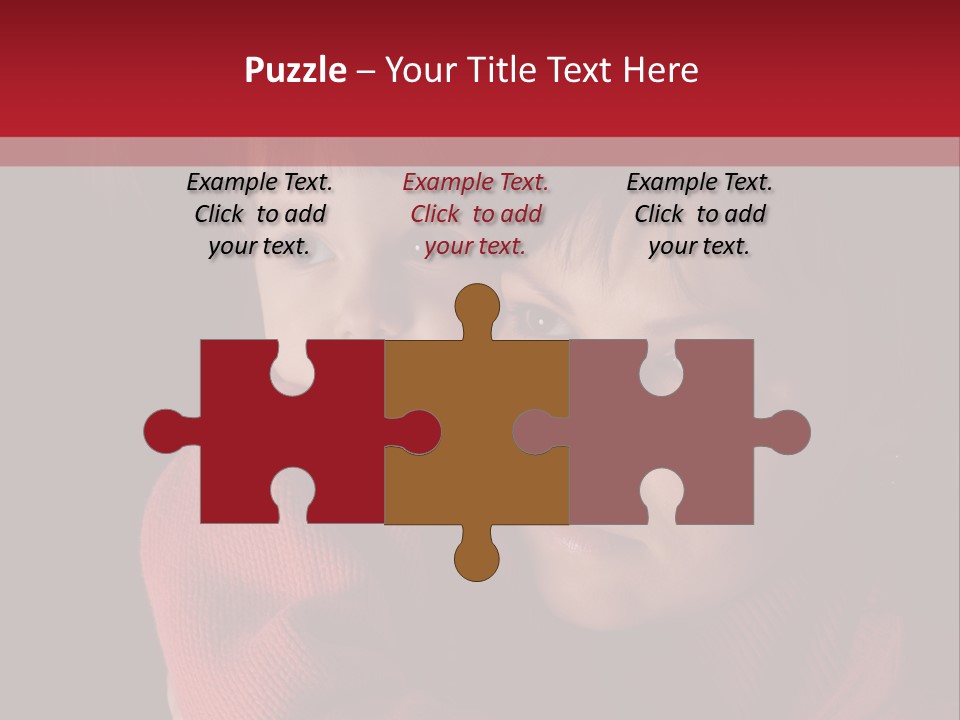 Cute Daughter Pretty PowerPoint Template