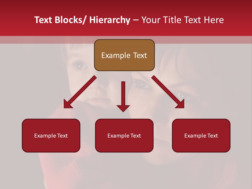 Cute Daughter Pretty PowerPoint Template