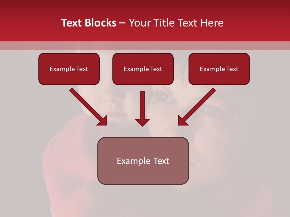 Cute Daughter Pretty PowerPoint Template