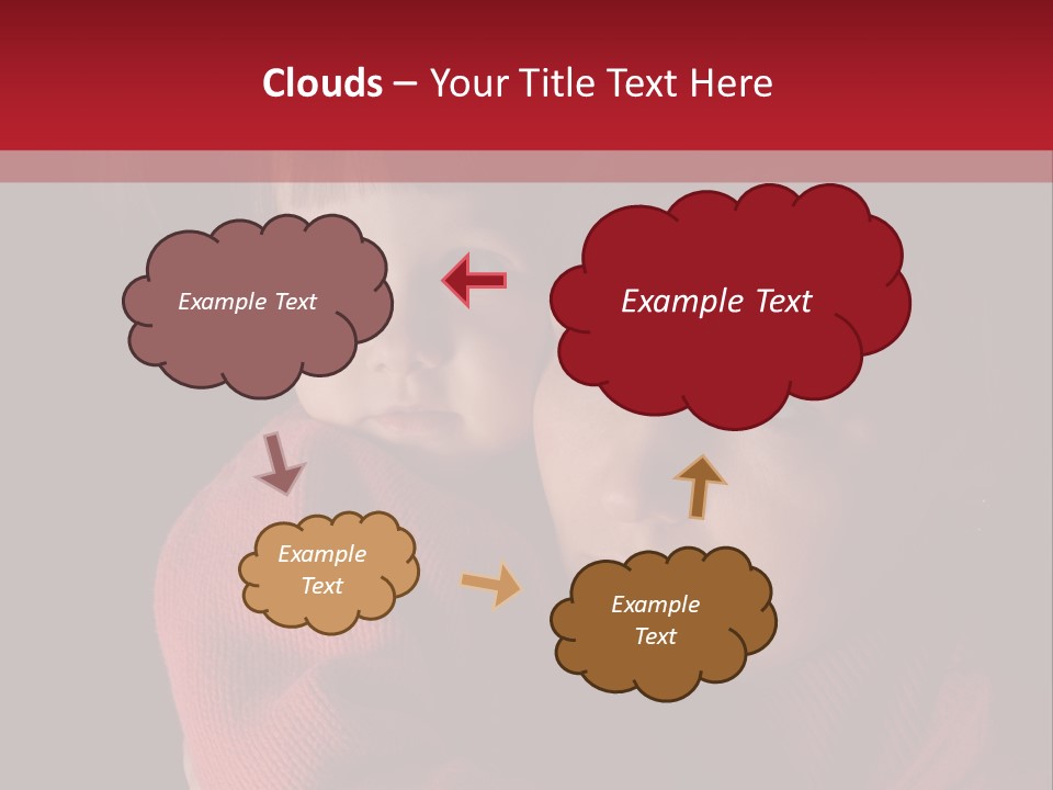 Cute Daughter Pretty PowerPoint Template