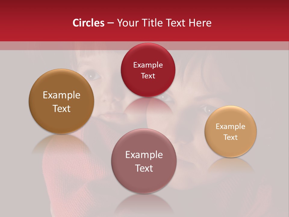 Cute Daughter Pretty PowerPoint Template