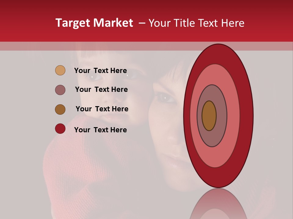 Cute Daughter Pretty PowerPoint Template