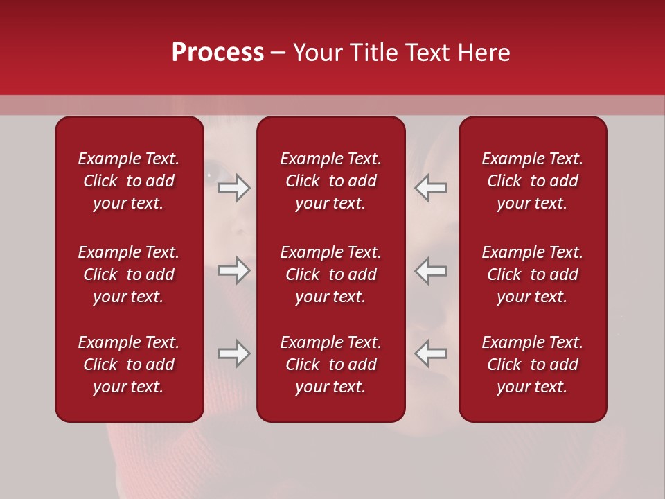 Cute Daughter Pretty PowerPoint Template