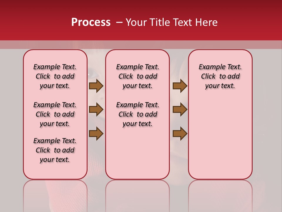 Cute Daughter Pretty PowerPoint Template