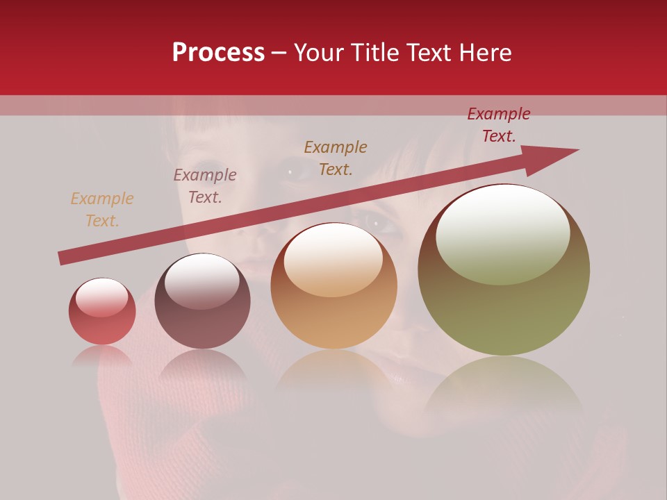 Cute Daughter Pretty PowerPoint Template