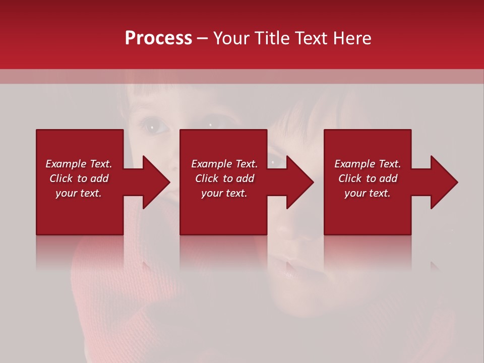 Cute Daughter Pretty PowerPoint Template