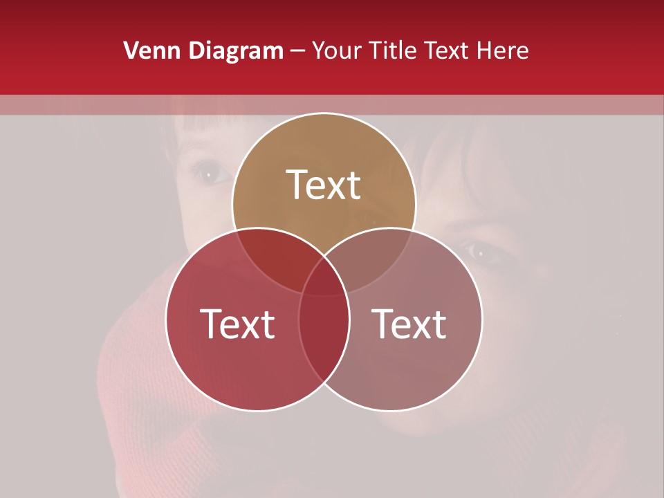 Cute Daughter Pretty PowerPoint Template