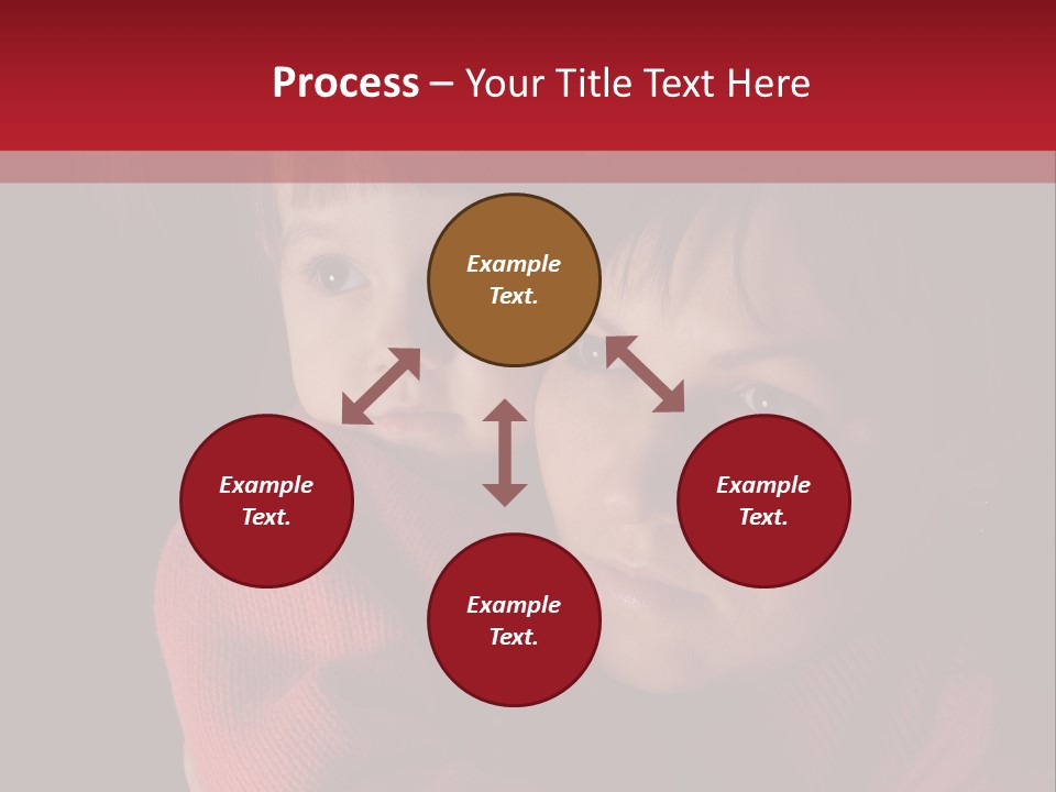 Cute Daughter Pretty PowerPoint Template